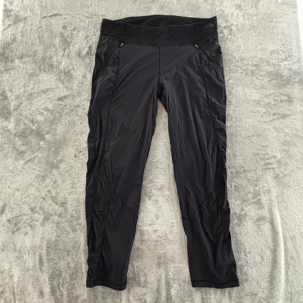 The North Face On The Go Pants Womens XL Black Pull On Mid Rise FlashDry Stretch